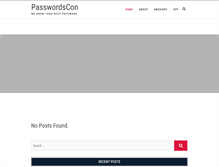 Tablet Screenshot of passwordscon.org